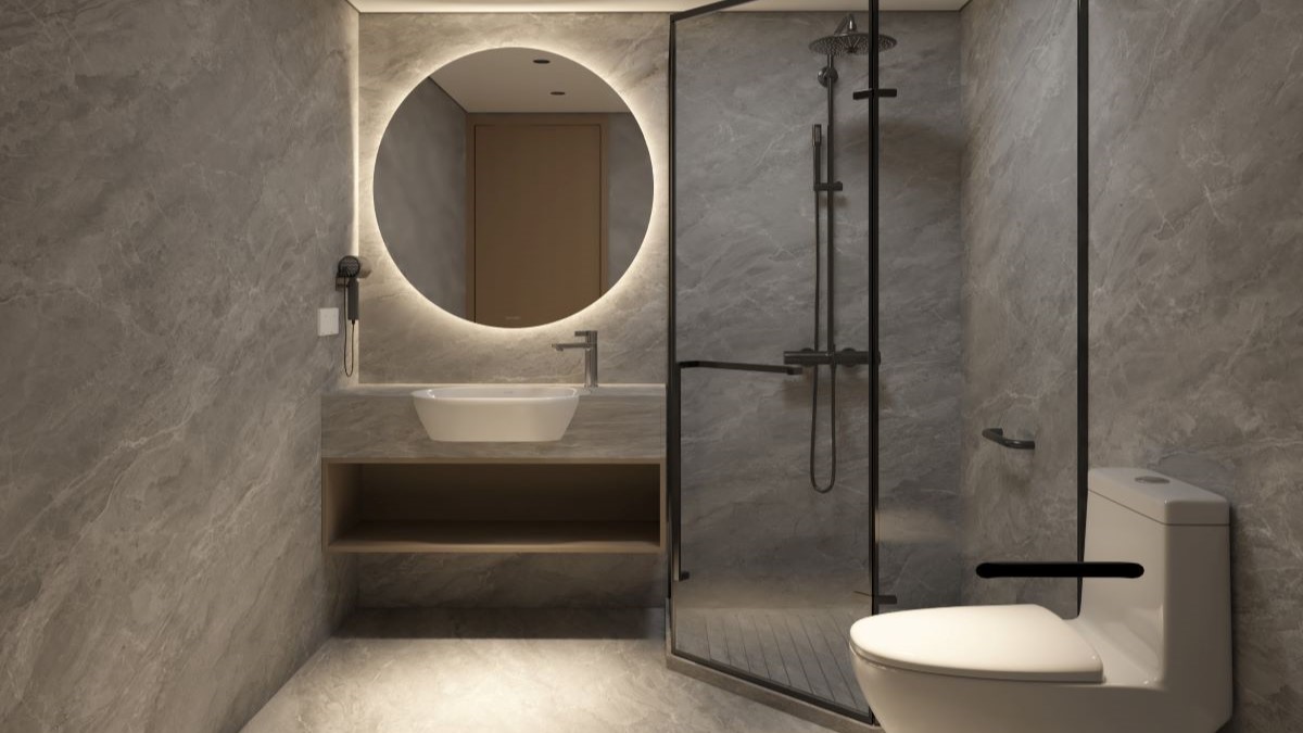 King Neptune's bathroom of the single cabin Bathroom of the single cabin of King Neptune Liveaboard