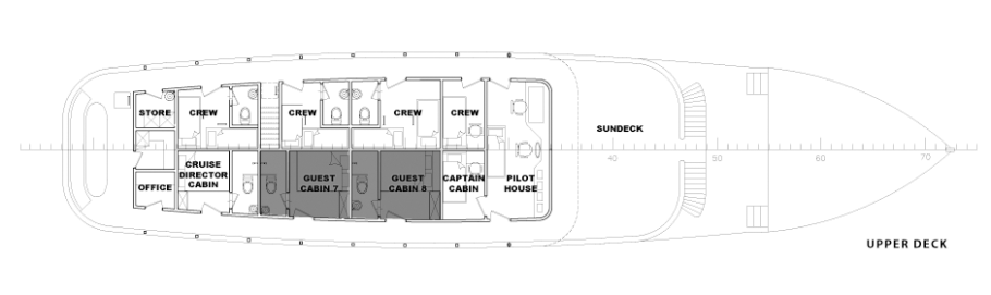 Ambai's Layout 1 - upper deck and cabins