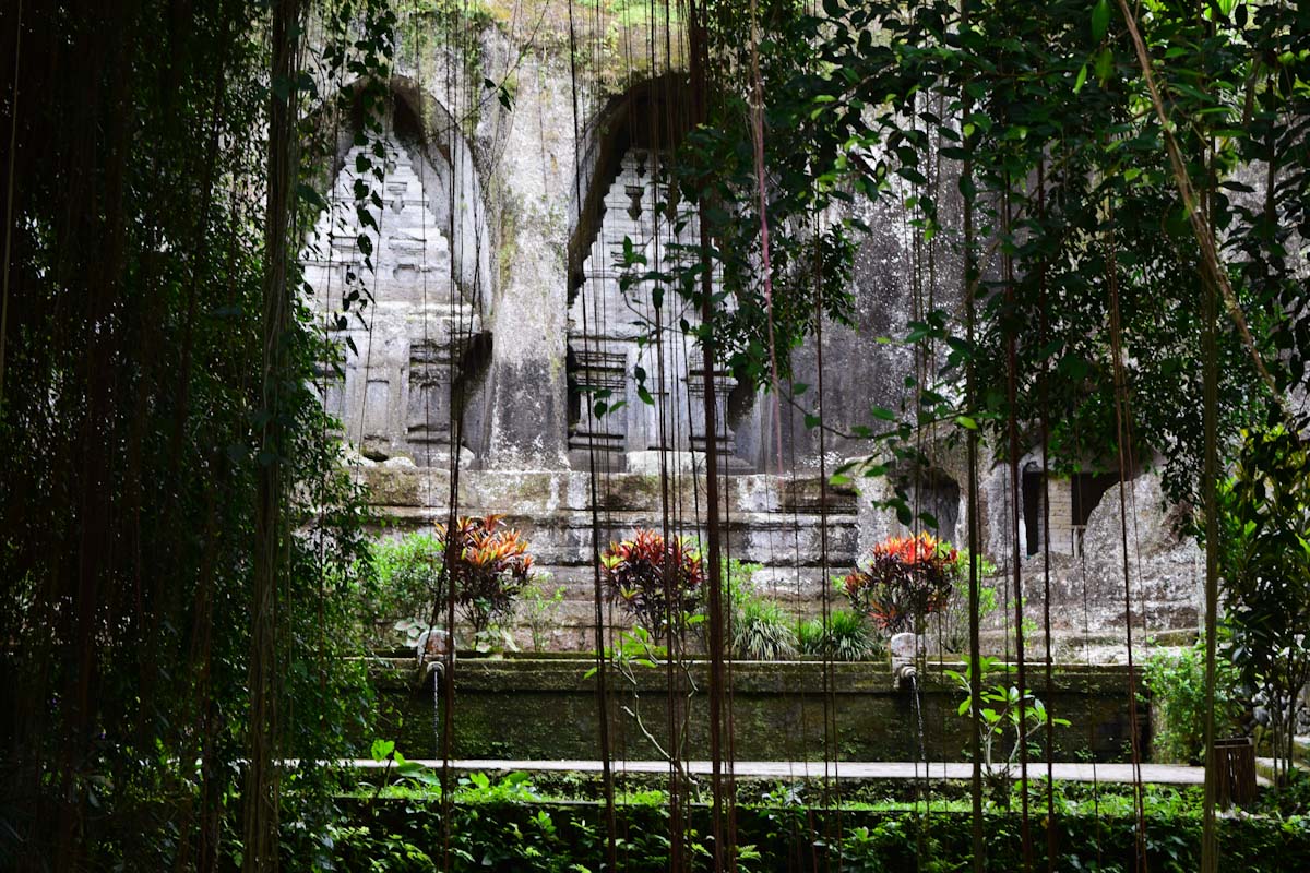 Gunung Kawi ancient temple in the jungle of Bali