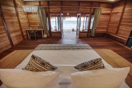 Accommodations of Cove Eco Resort at Raja Ampat
