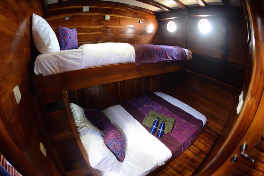 Standard cabin of Ilike liveaboard Indonesia