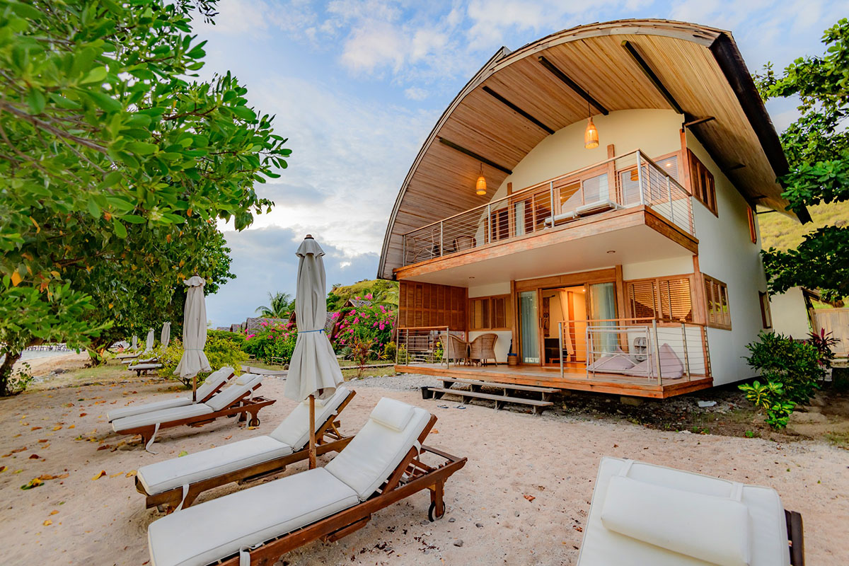Grand beach suite at Komodo Eco Resort