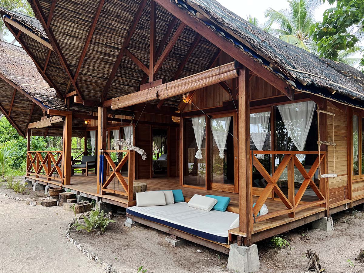 Family cottages at Metita Resort, Indonesia