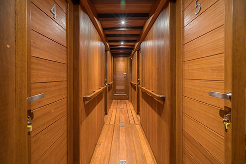 Oceanic's lower deck cabins
