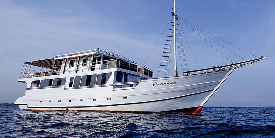 Cruises for scuba divers on Oceanic Liveaboard