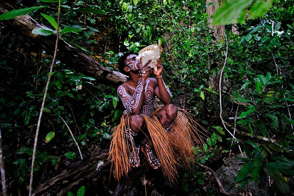 Papuan culture at Raja 4 Divers Resort