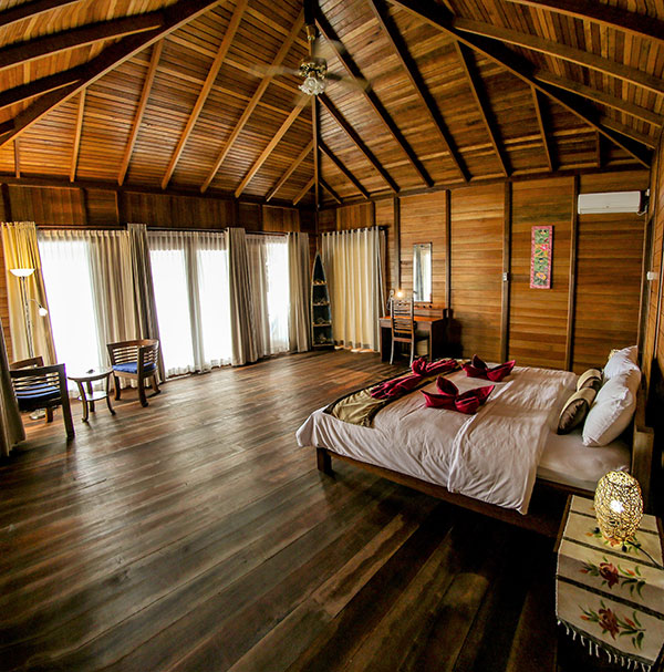 Eco accommodations at Sali Bay Resort
