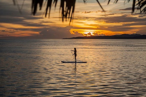 Stand up paddle in Raja Ampat