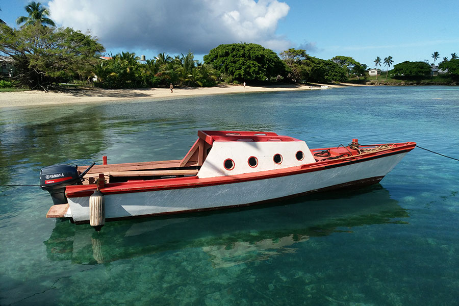 Boat in Tonga