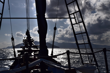 Due the remoteness of Forgotten Islands the diving trip must be organized efficiently, making diving in the daytime, and sailing at night Forgotten_Islands_Cruising_Indonesia