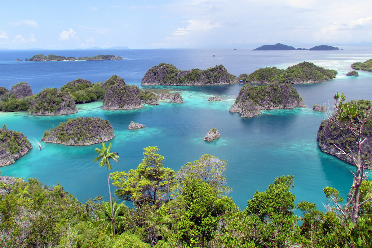 The karst island seascape of Piaynemo