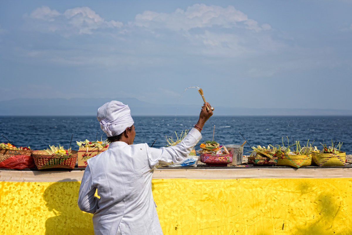 Brahim blessings in Bali Islands of Gods