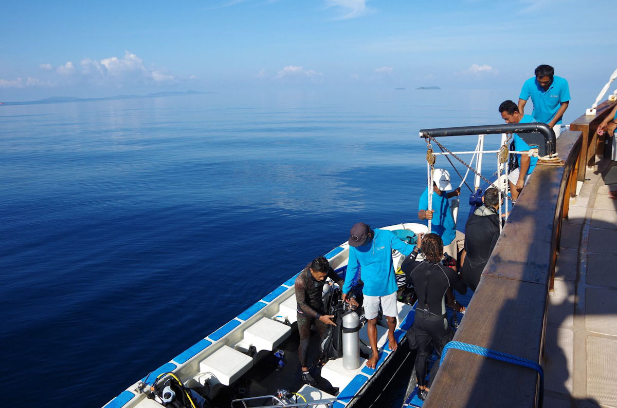Dune Aurora dive cruises in Indonesia

