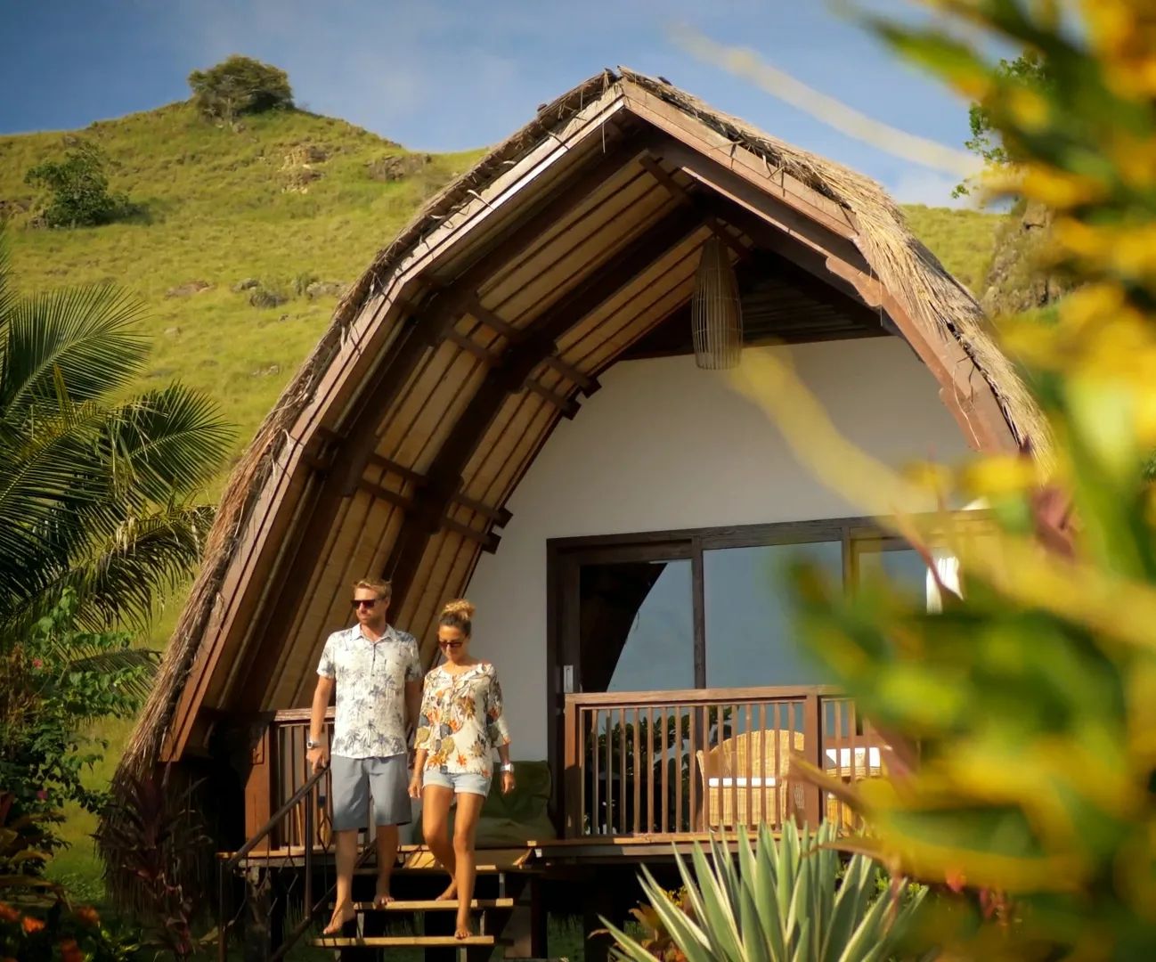 Beach bungalow at Komodo Resort

