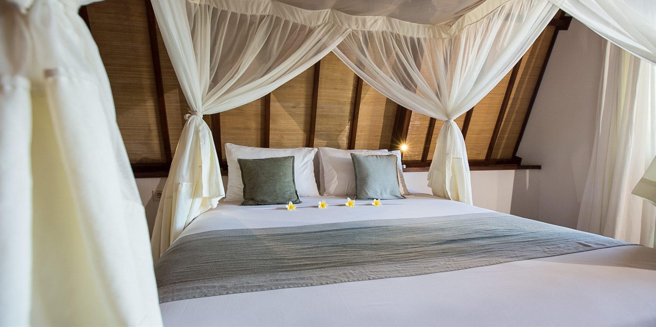 Bedroom details at Komodo Resort
