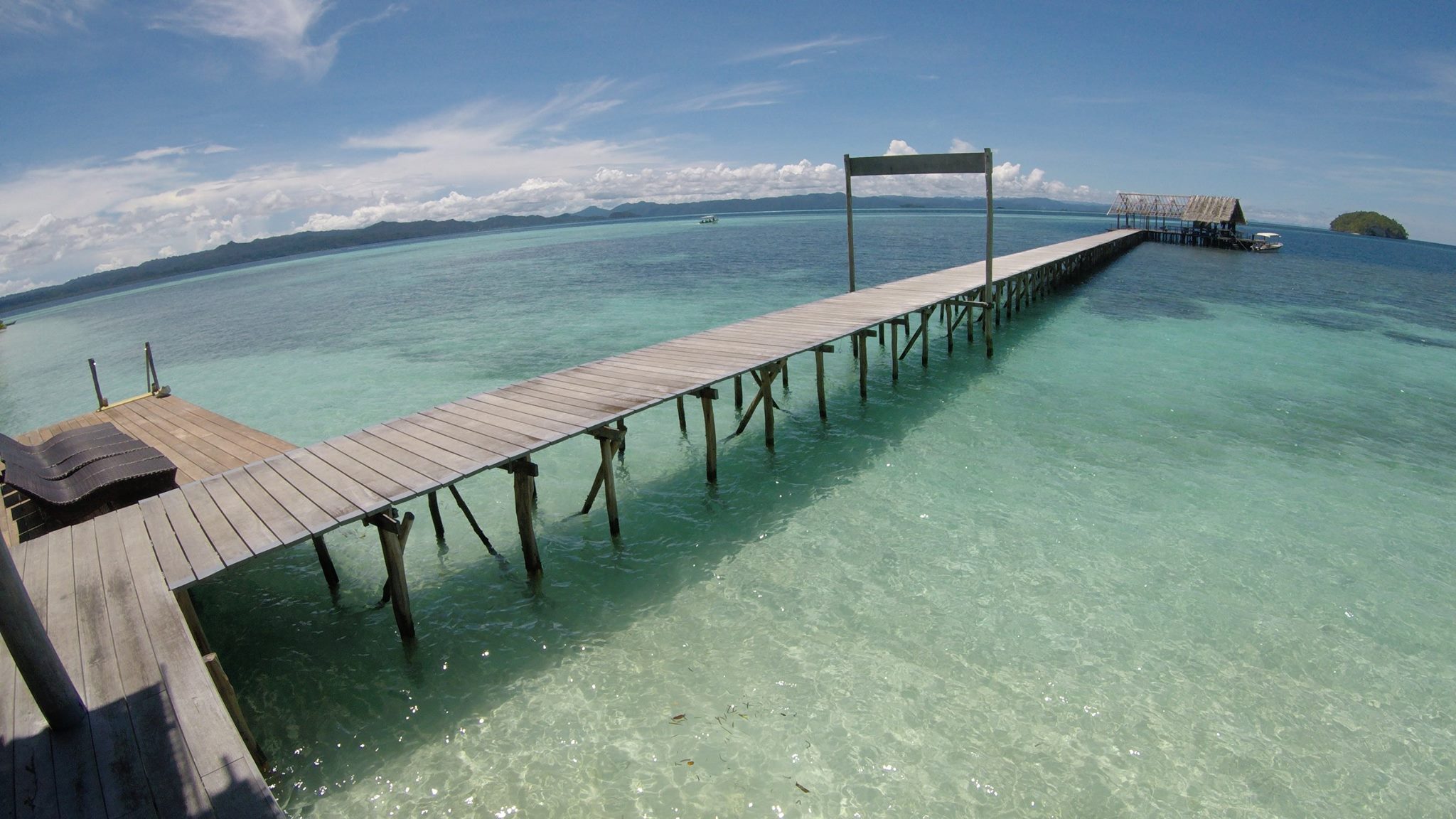 Jetty at Kri Eco Resort & Sorido Bay Resort
