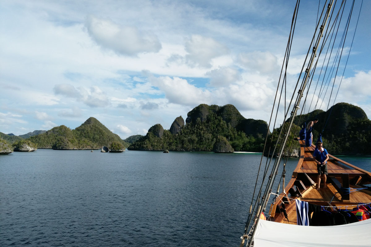 Dive cruises in Raja Ampat with Samambaia
