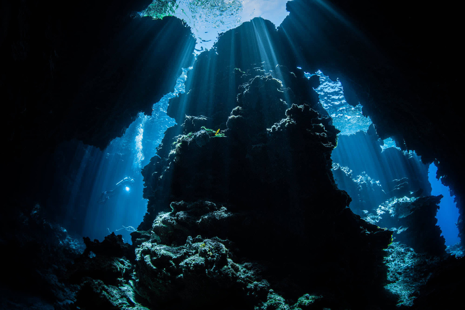 Diving the Mbulo Caves in Solomon Islands
