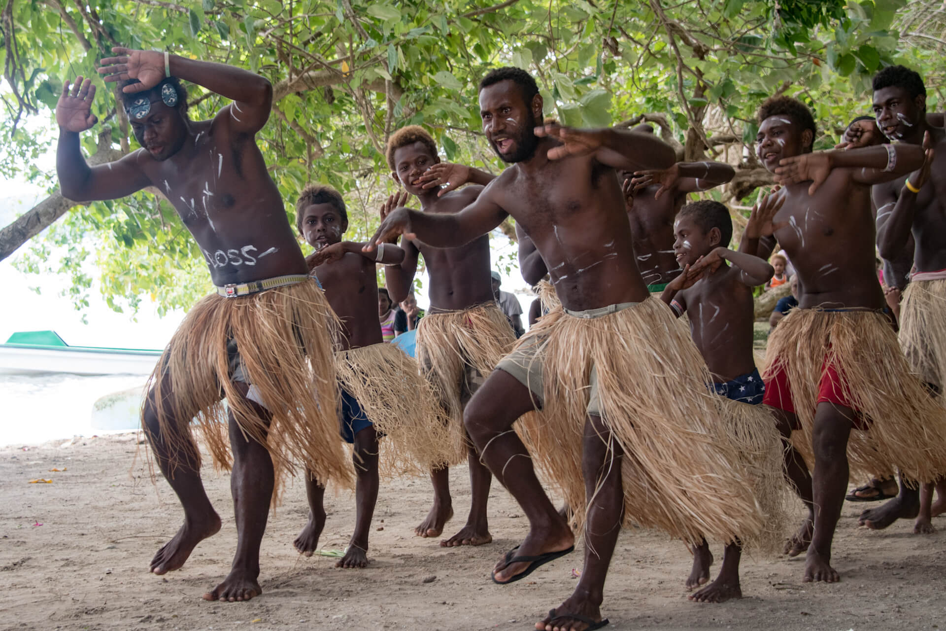 Folk dances in Solomon Islands
