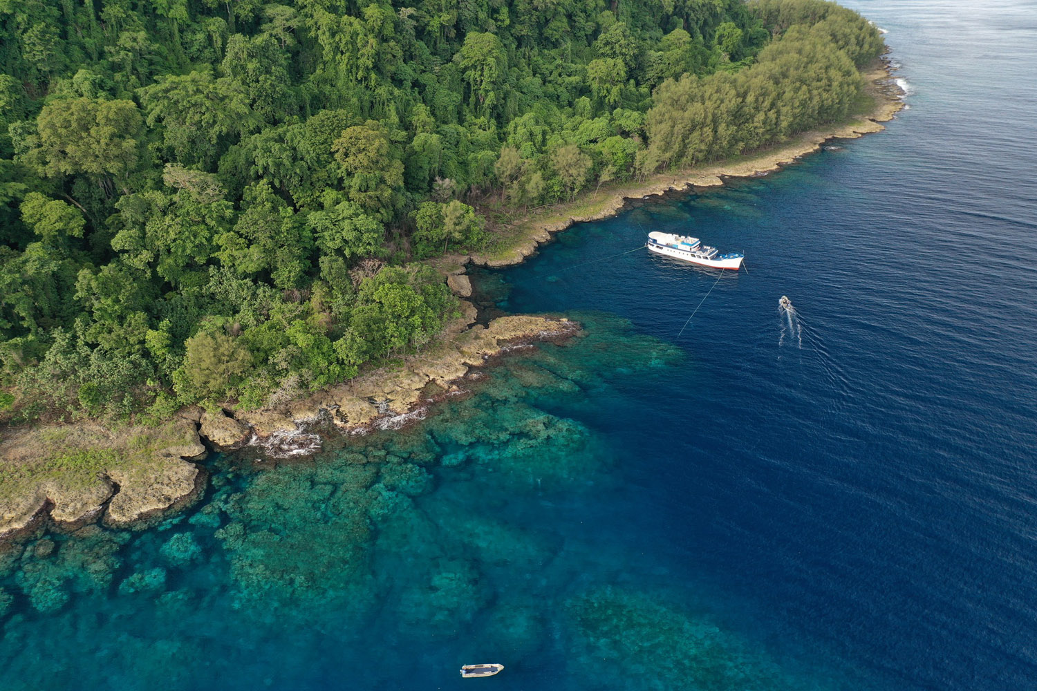 Bilikiki cruising and diving in Solomon Islands

