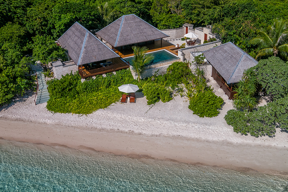 Two-bedroom villas at Wakatobi Dive Resort
