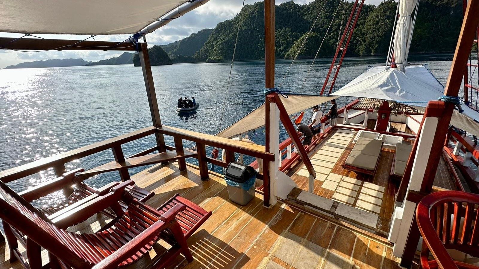 Upper deck of Gaya Baru Indah