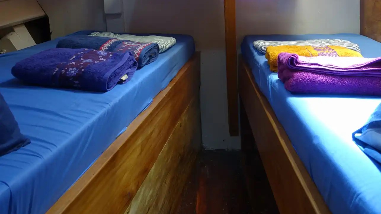 Upper deck twin cabin of Gaya Baru Indah