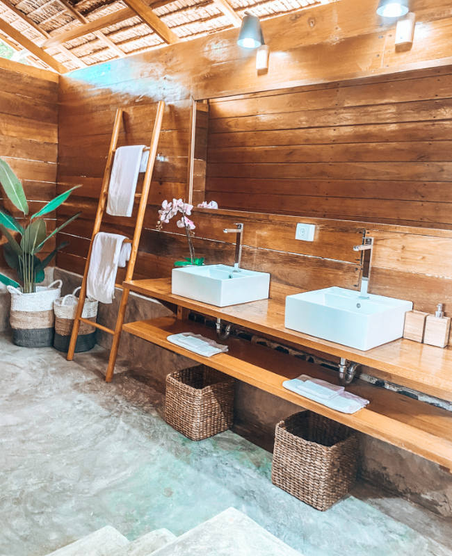 Villa Ik-Kil is one bedroom villa at Awera Resort in the Mentawai Islands