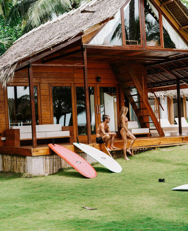 Villa Talara is two bedroom villa at Awera Resort in the Mentawai Islands