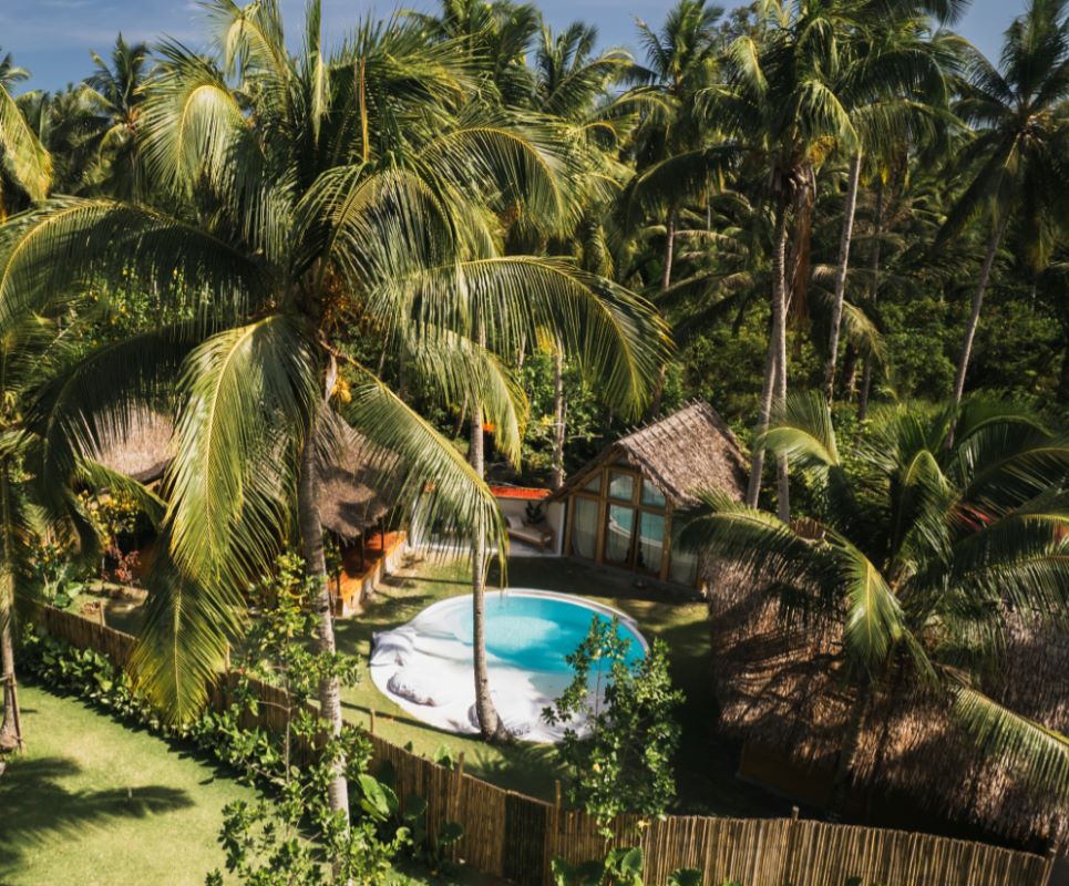 Villa Lencois is three bedroom villa at Awera Resort in the Mentawai Islands