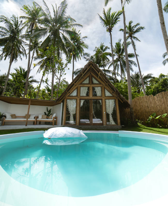 Villa Lencois is three bedroom villa at Awera Resort in the Mentawai Islands