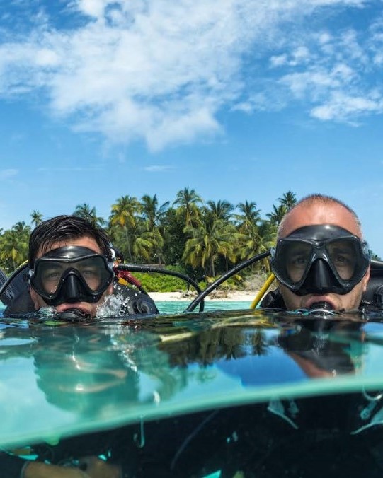 Diving center at Awera Resort in the Mentawai Islands