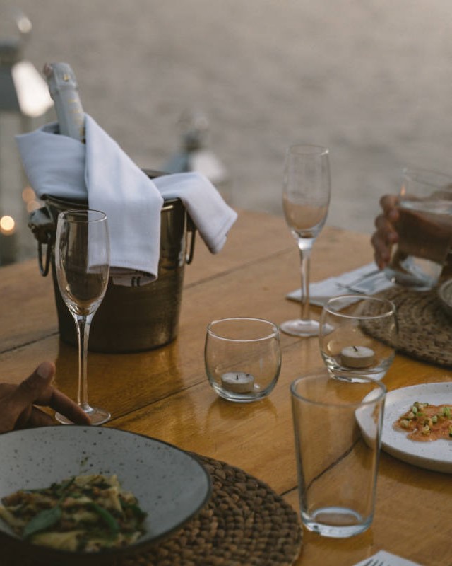 Resto and bar at Awera Resort in the Mentawai Islands