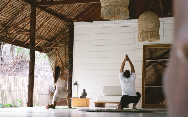 Yoga at Awera Resort in the Mentawai Islands
